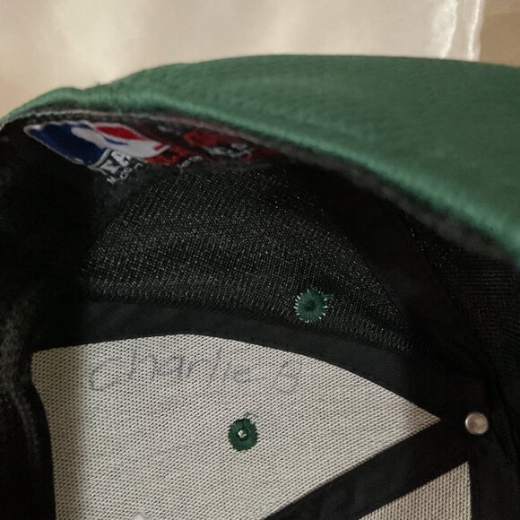 Youth Oakland As Green & Yellow Baseball Cap By OC Sports MLB Team Gear Adjustab - Picture 6 of 7